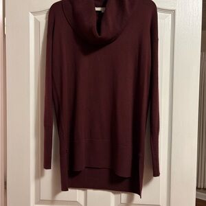 Cozy Loft Burgundy Cowl Neck Sweater